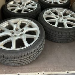 Mazdaspeed3 OEM Alloy Rims (Silver Finish) - 18" (Full Set)