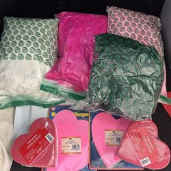 Valentines/pink Hearts Decorations 