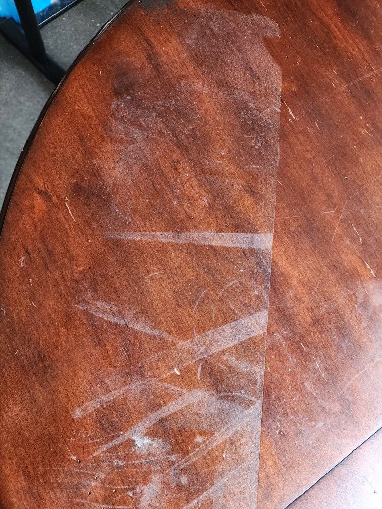 Solid Wood Table With Insert