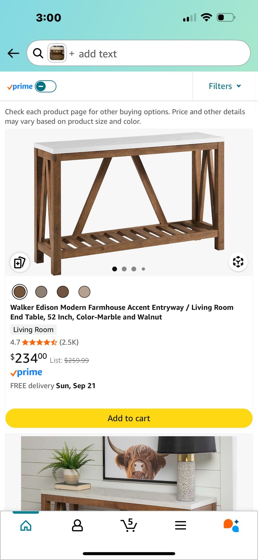 Console Table