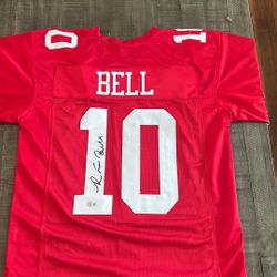 Ronnie Bell Beckett Authenticated Signed Custom Jersey
