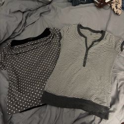 Grey Two Tops Bundle 🩶🩶Brandy Melville!!
