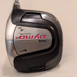 RH USED NIKE SQ DYMO2 #3 WOOD 15 GRAPHITE SHAFT w/ NIKE GRIP