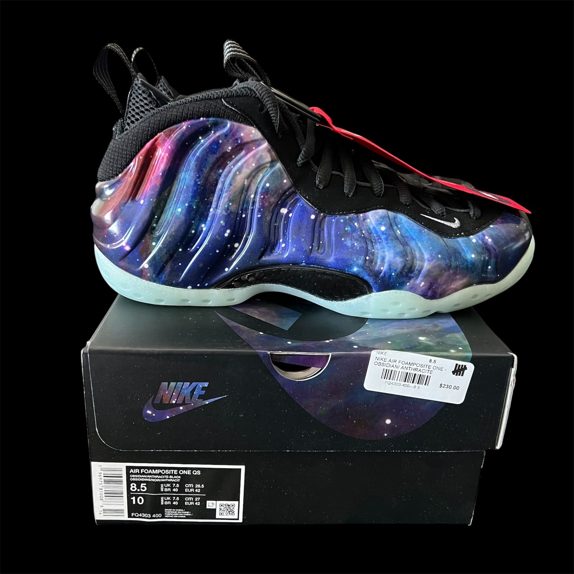 Nike Foamposite One Galaxy Size 8.5 New