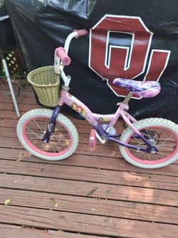 Little girls bicycle ready to ride size 16