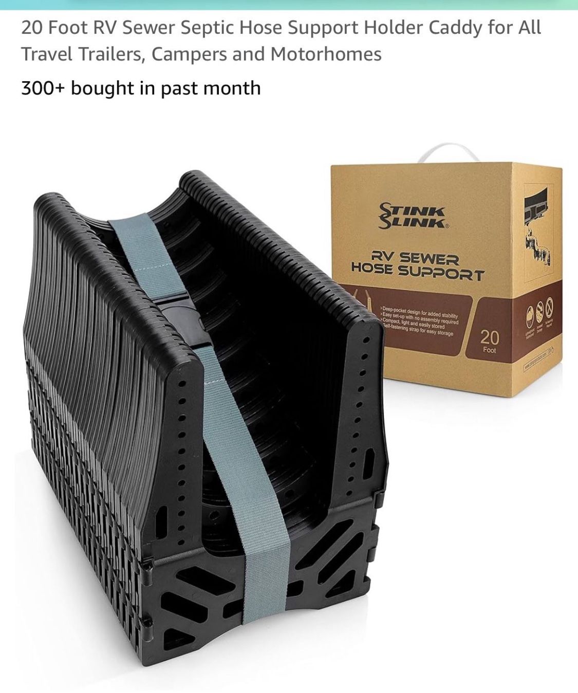 New RV Septic Hose Support Holder