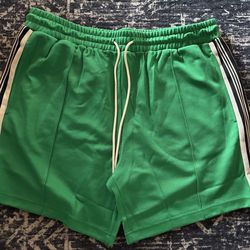 ANANKE Green Woven Track Shorts