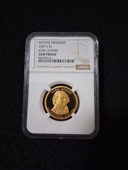 2007 S. Gem Proof. John Adams