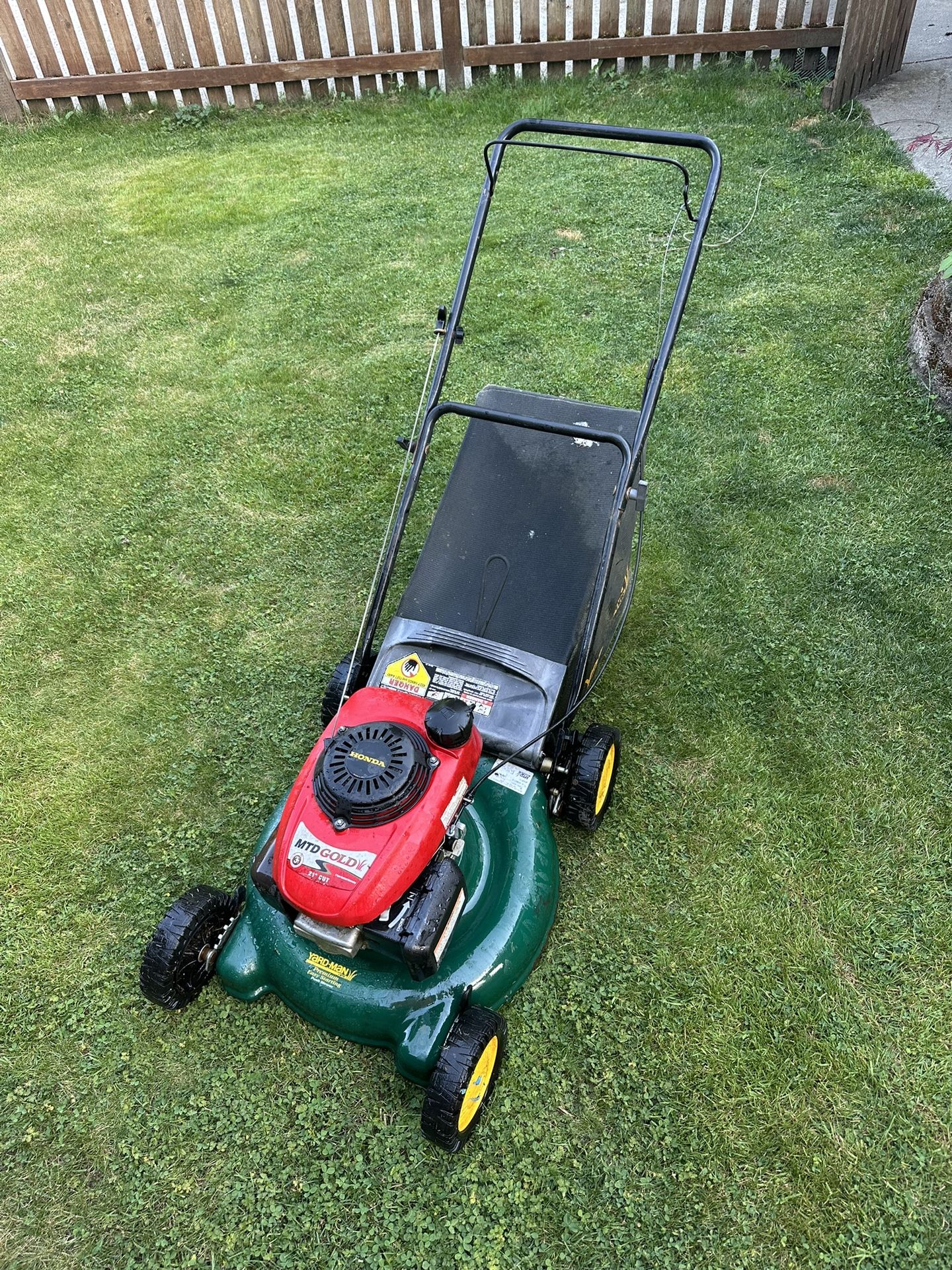 Honda Powered Lawn Mower