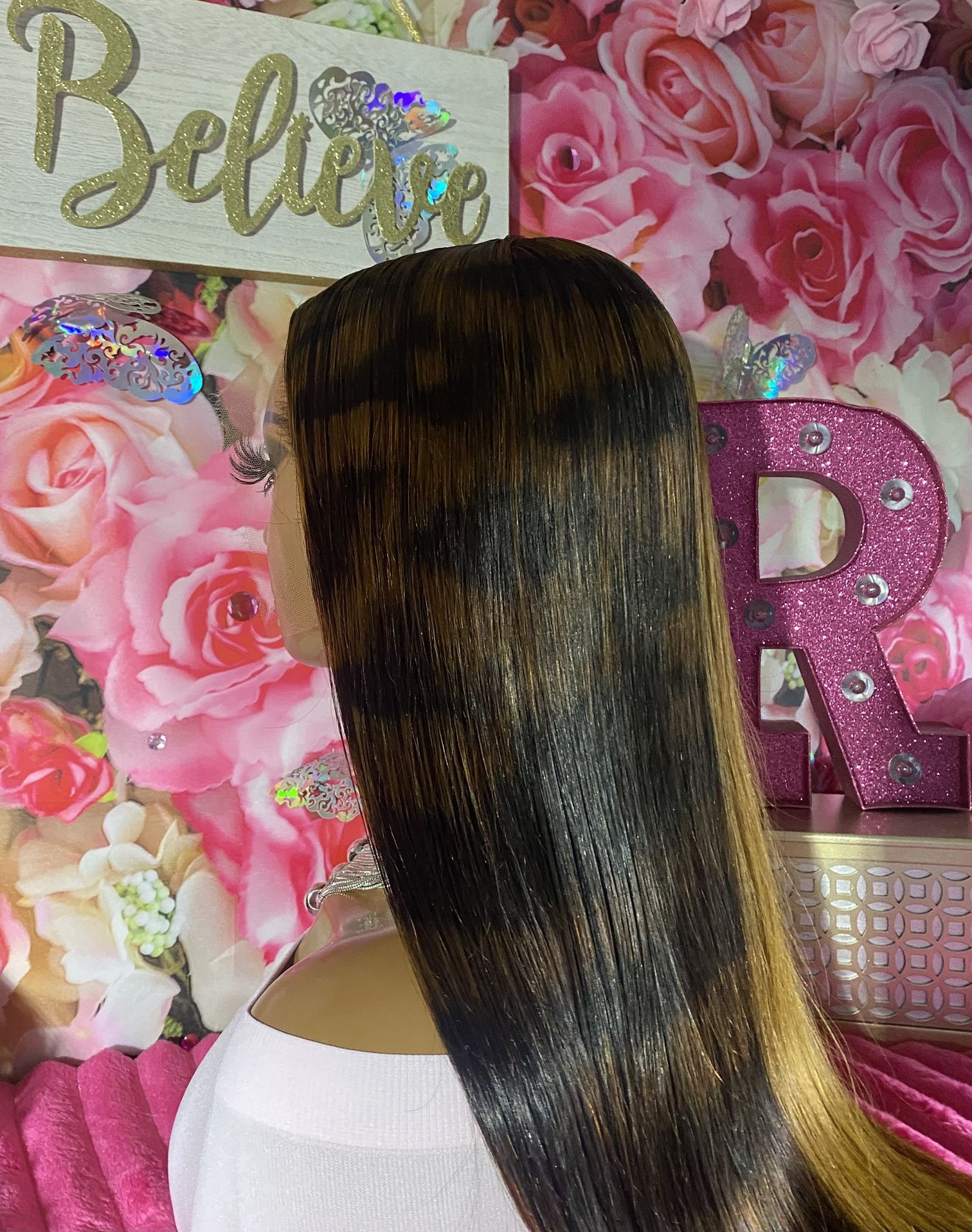 22” Hd 100% Human Hair 180% Density 😍