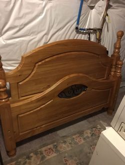 Wooden Queen Bed