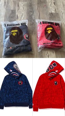 Bape 1 xl & 2 xl (quantity not size) blue and red available