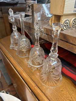 Vintage Lead Crystal Bells