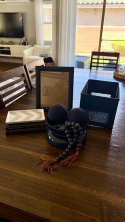 10 Piece Navy Decor Lot