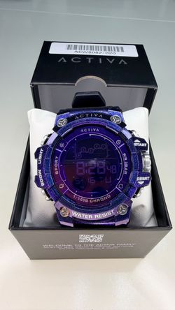 Activa Summit X Invicta Unisex Digital Watch - 50mm. Iridescent, Purple (ACW8082-020)