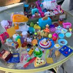 Shopkins, Barbie - Doll Dishes & Clothes.     Chino,Ca