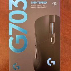 Logitech G703 Lightspeed Wireless Gaming Mouse W/Hero 25K Sensor & Accessories