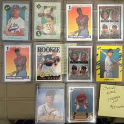 Chipper Jones Rookie Lot, Christmas Gifts Made Easy 