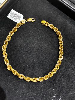10 k Gold Rope bracelet