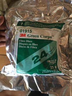 3M green corps Fibre discs