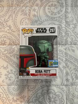 Pop Star Wars Boba Fett Comic Con Edition Exclusive Funko