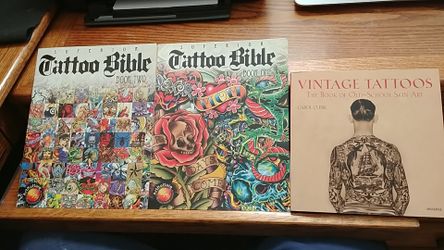 2 Tattoo Books 1 2 By Superior 1 Vintage Tattoos For Sale In Oakdale Ca Offerup