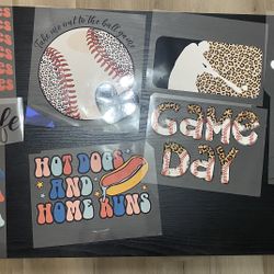 35 T-shirt Baseball And  Baseball Mom Transfers 