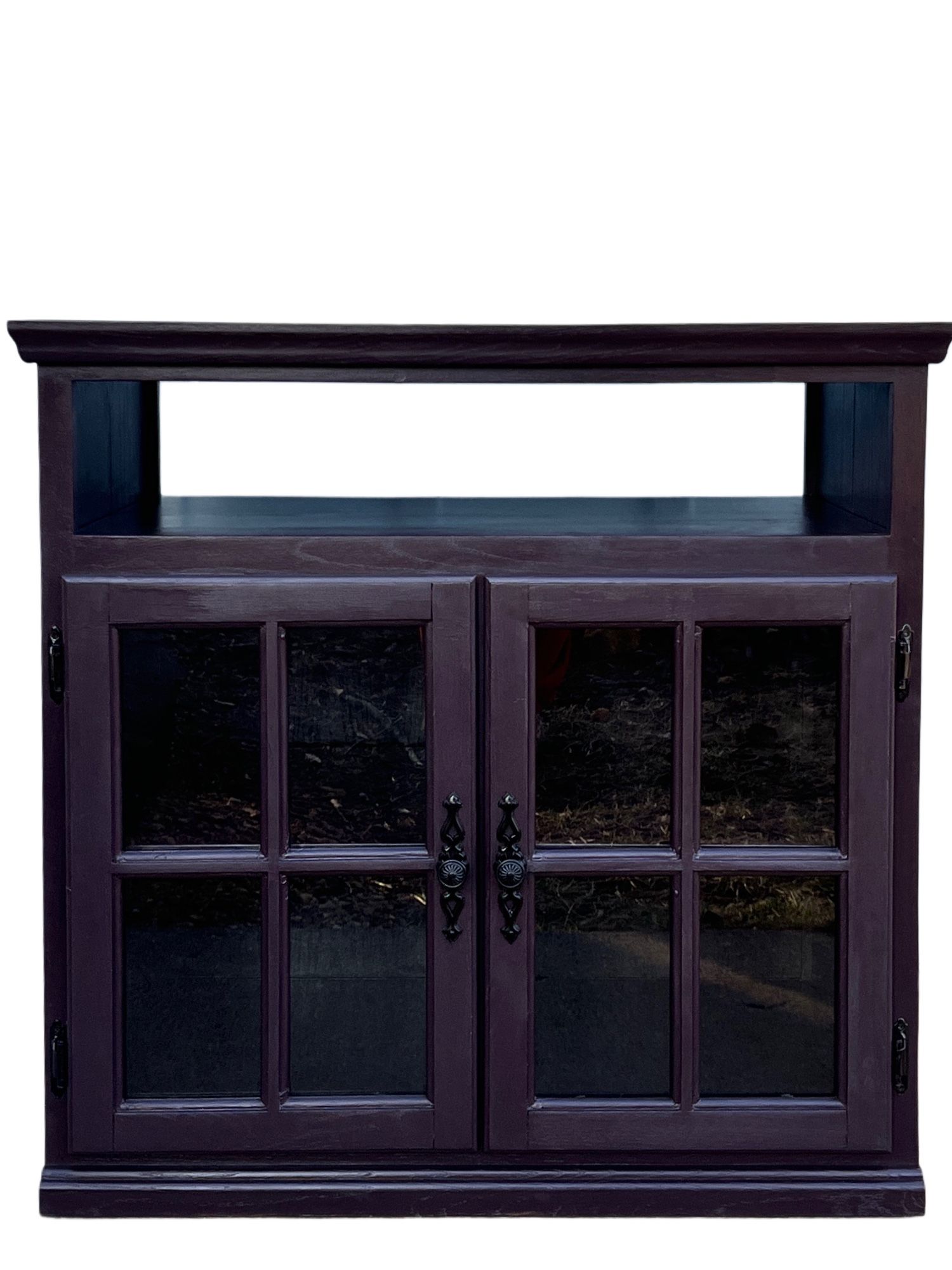 Vintage Meets Modern: Unique Refurbished Entertainment Center - Multifunctional Statement Piece