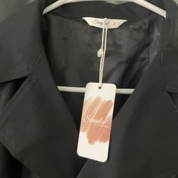 Women’s button up trench coat