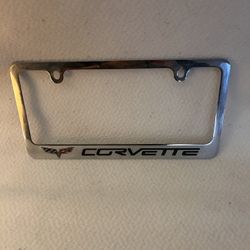 Corvette License Plate Frame
