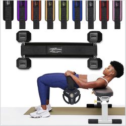 Hold weights up to 600lbs Zokani Fitness Hip Thrust Belt - Heavy duty, Comfortable, Adjustable hip belt for Glute Trainer with Anti-Slip Pads Upgrade 