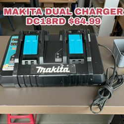 MAKITA DUAL CHARGER DC18RD 