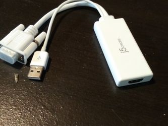 VGA to HDMI Video Adapter-no drivers needed! NEW!!