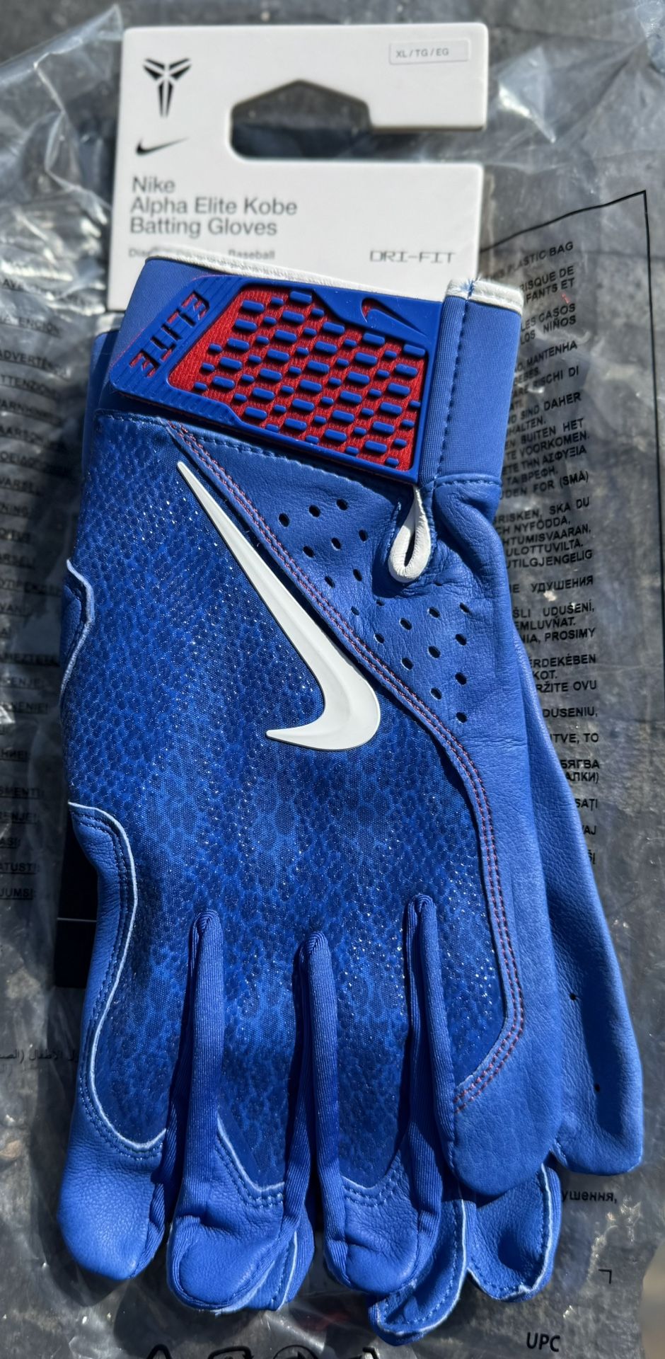 Nike Kobe Baseball Alpha Elite Batting Gloves