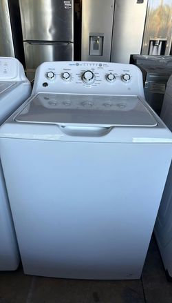 GE Top Load Washer White - High Efficiency, Large Capacity