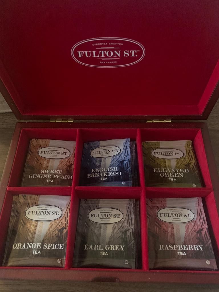 Fulton St. Wooden Tea Chest