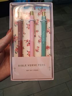 Bible verse pens New