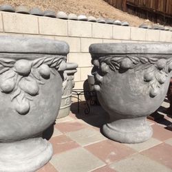 New Flower Pots Made Out Of Cement Perfect Gift 💝 