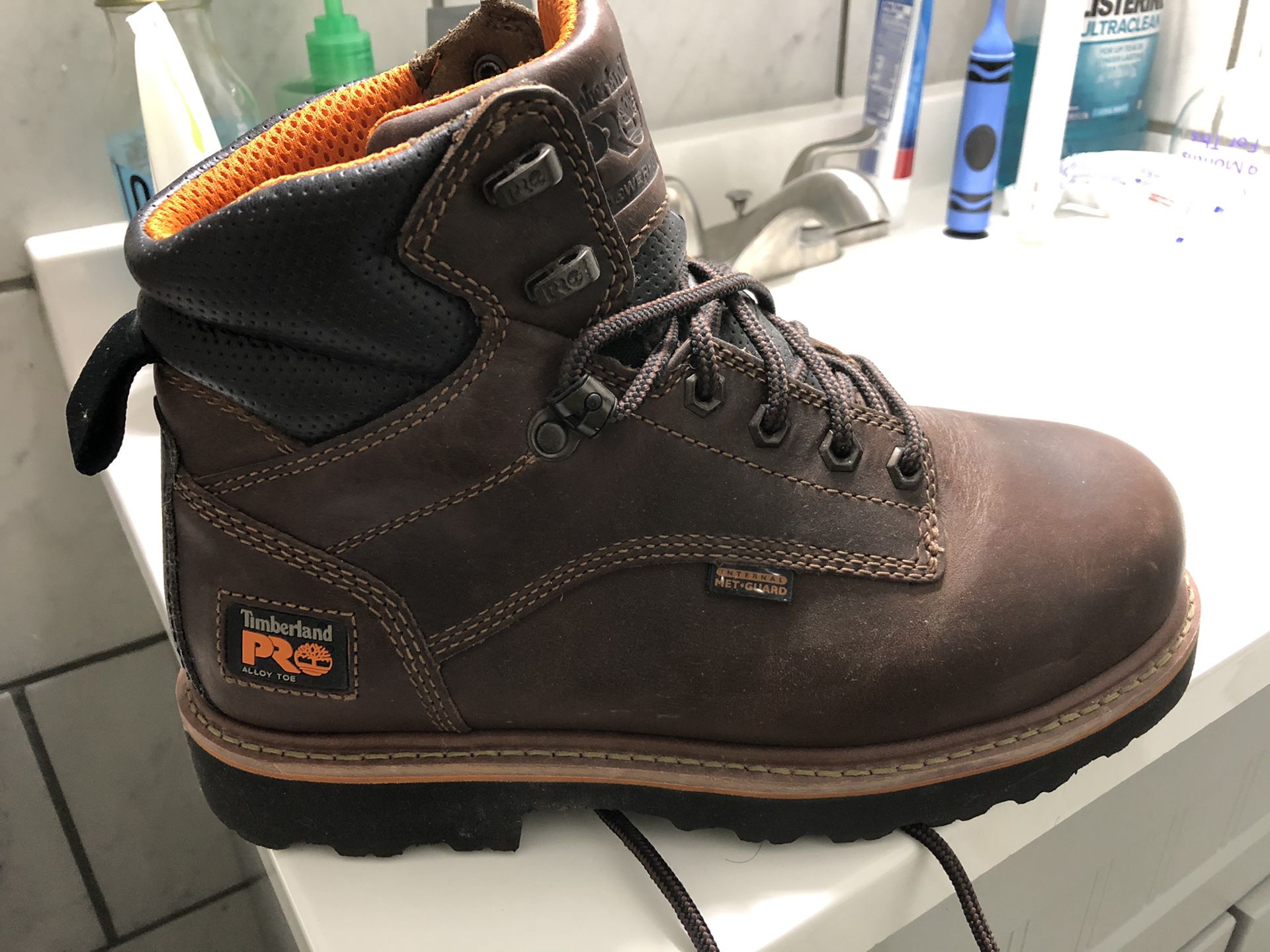 Timberland PRO Alloy toe work boots size 8