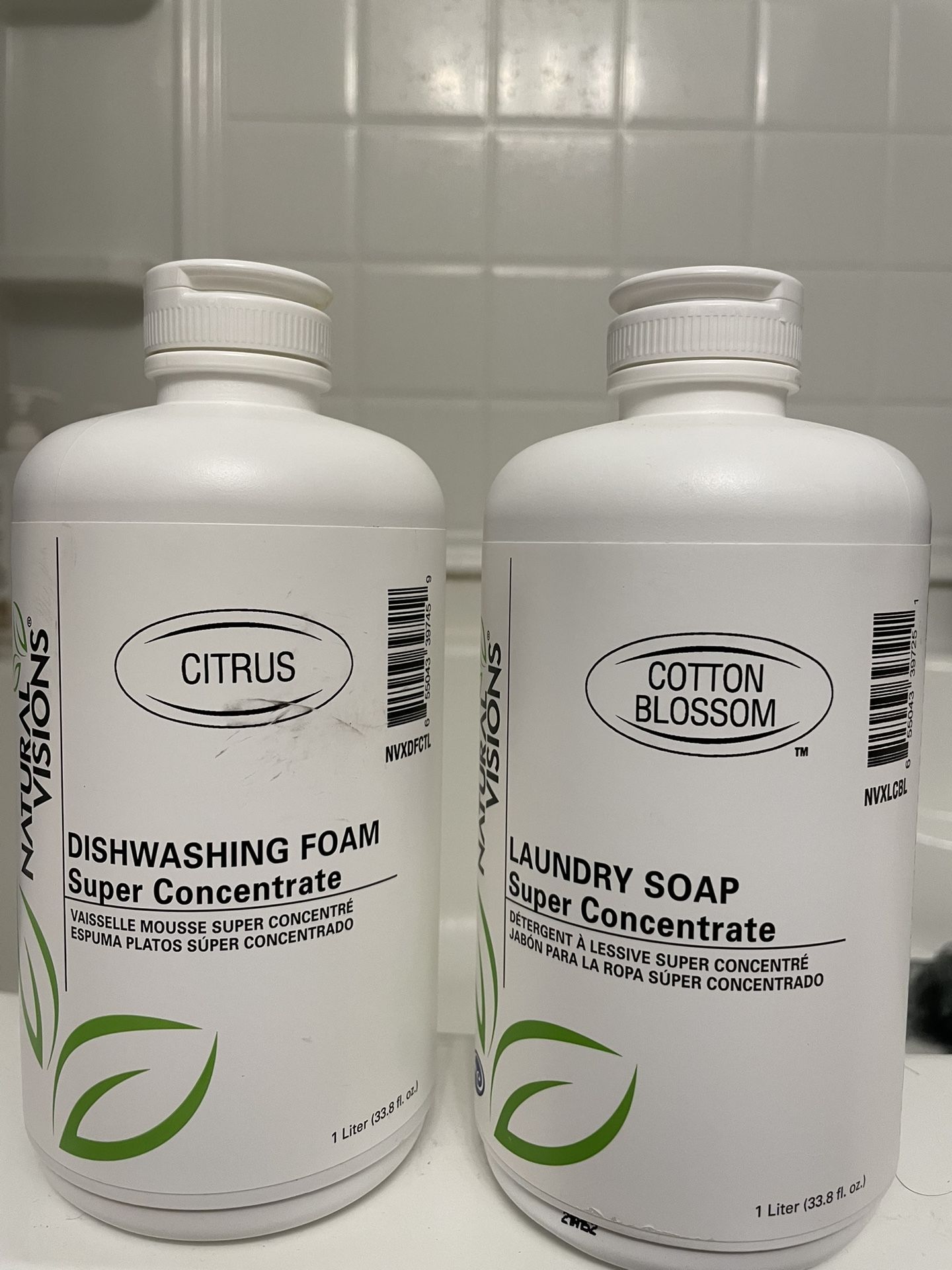 Natural Visions Laundry Soap And Dishwashing Foam Super Concentrate
