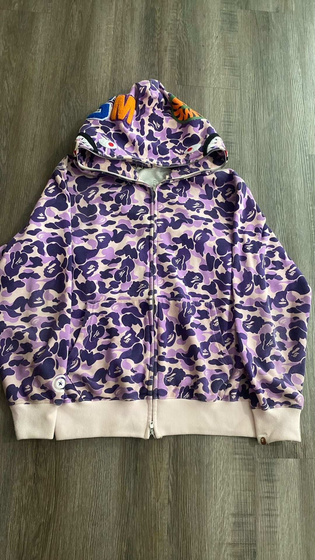 Purple Bape Hoodie