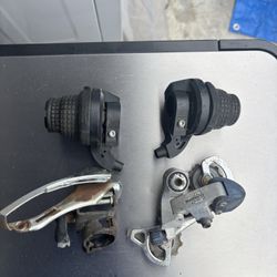 Vintage Shimano 7 Speed Group Set