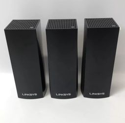 Linksys Velop Tri-Band Mesh WiFi System Black WHW03 V2