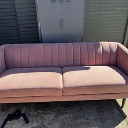 PINK COUCH - GREAT CONDITION & GREAT DEAL