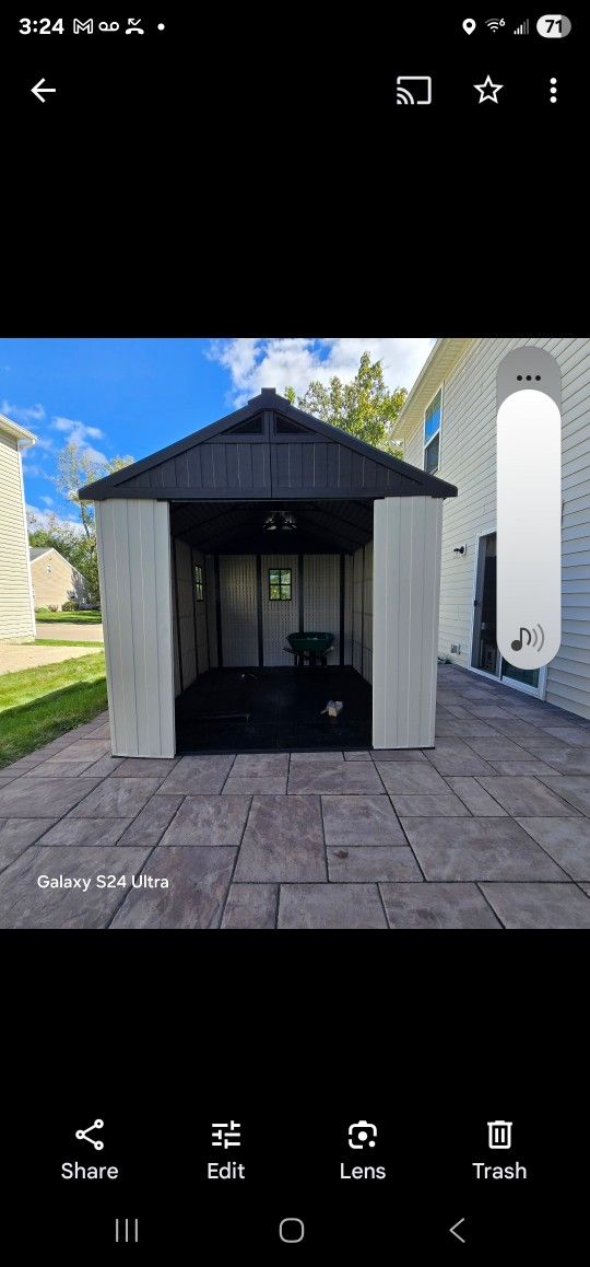8' × 12' Shed