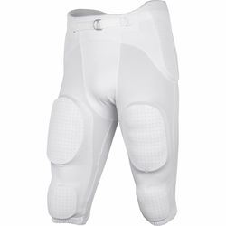 Description Details Features Bid History CHAMPRO Men's Standard Safety Practice Football Pants With Pads White XX-Large