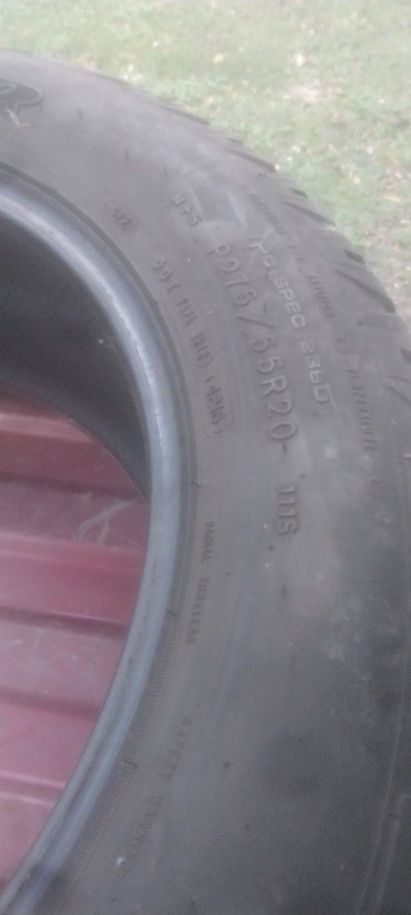 WRANGLER GOODYEAR 4 TIRES GREAT CONDICTION SIZE P275/55R20 