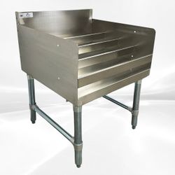 24 ins 4 Tiered Stainless Steel Liquor Display Rack LDR-2224-320

