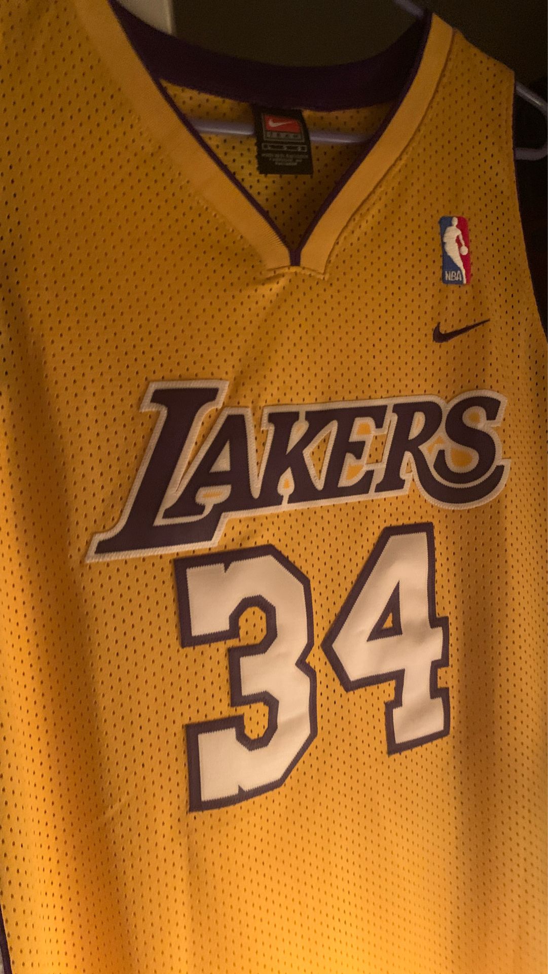 VTG LOS ANGELES LAKERS SWINGMAN JERSEY LARGE NIKE SHAQ O’NEAL VINTAGE AUTHENTIC wfdjnjc.com