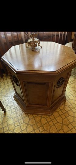 Octagon End Table